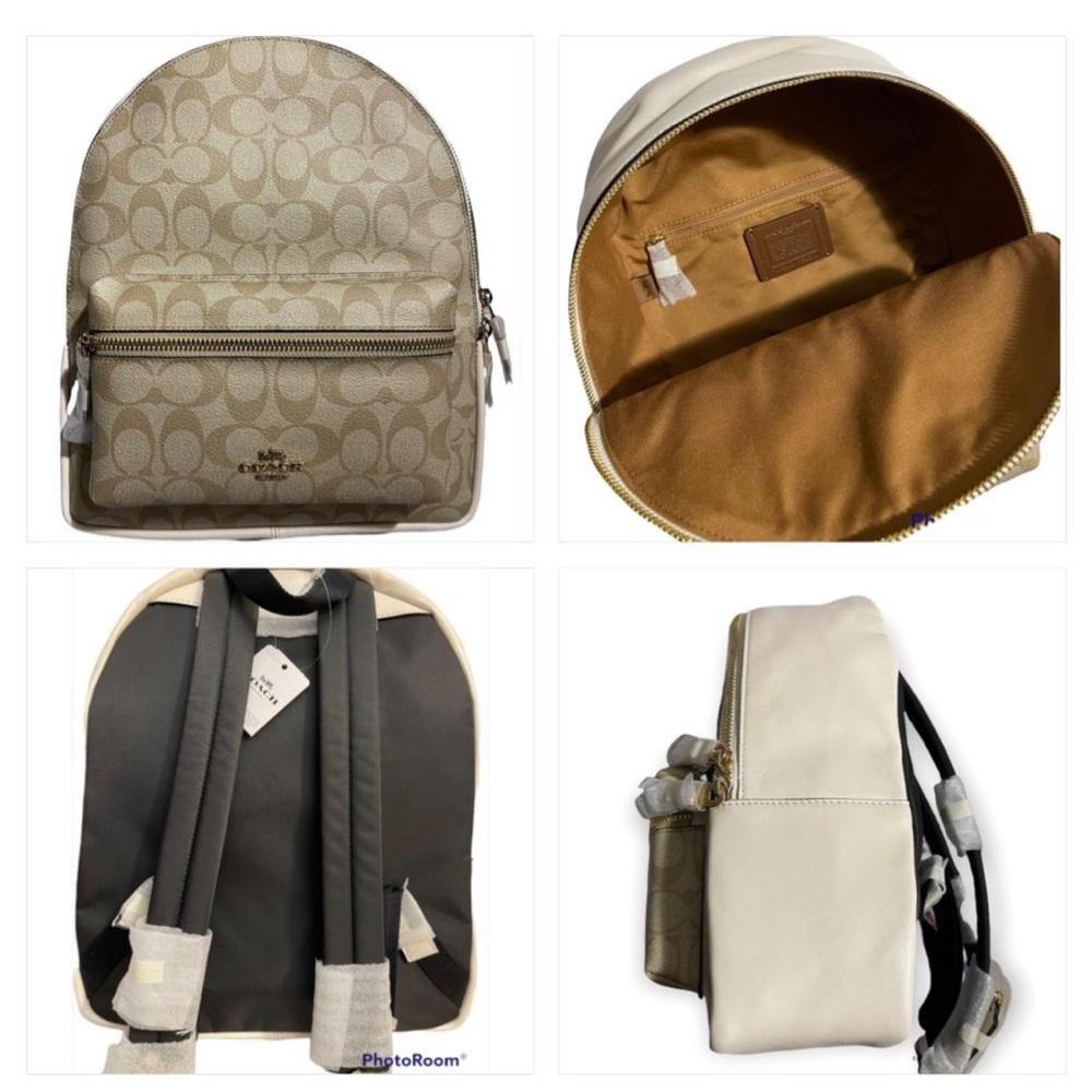 Coach Signature Backpack - Picture 3 of 13